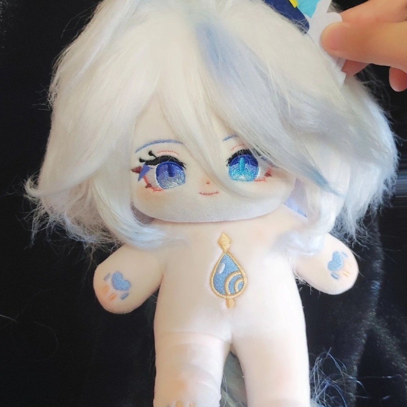 20cm Game Genshin Impact Furina Girl Plushie Cartoon Cotton Cute Plush Doll Body Cotton Doll Toys St