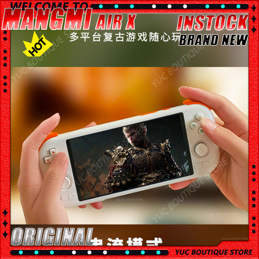 NEW MANGMI AIR X Handheld Game Console Qualcomm Snapdragon 662 5.5'' Touscreen Android 14 Active Coo