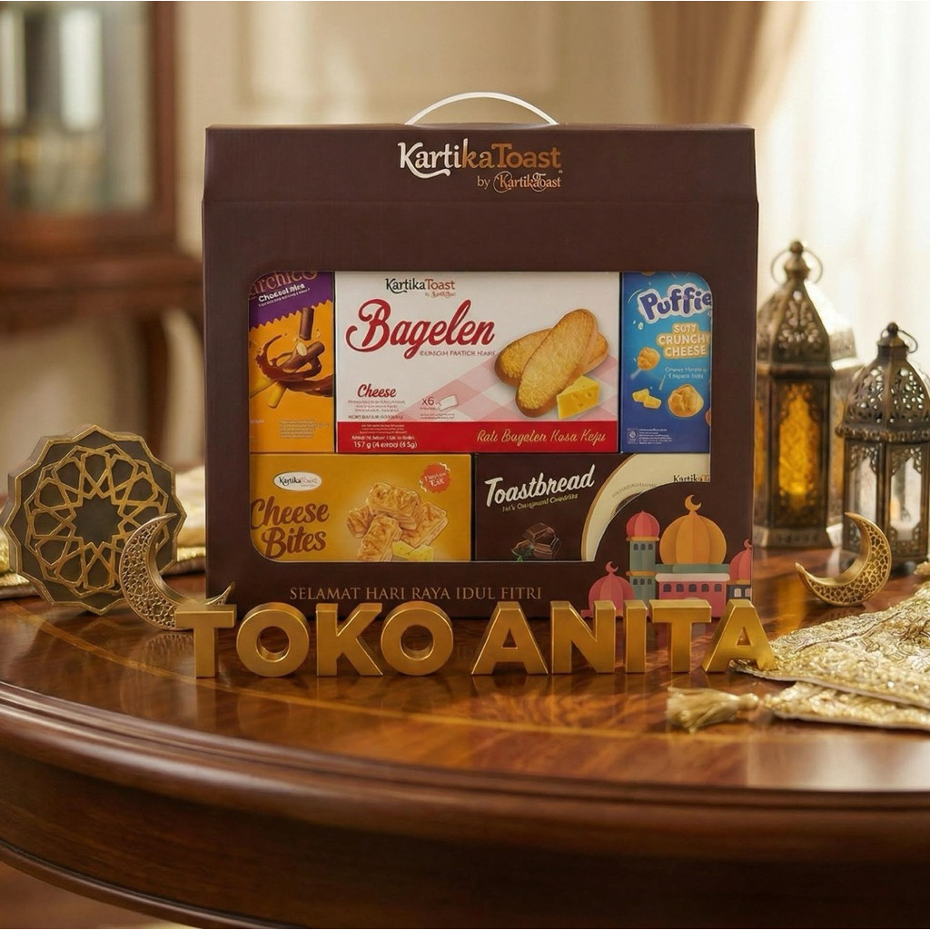 (SSDRA) kartika sari kartika toast hampers idul fitri kartikatoast almond cookies parsel kue parcel 