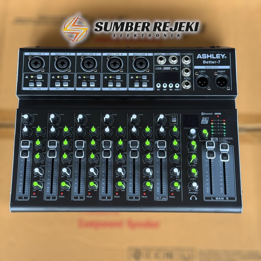 Mixer ASHLEY BETTER 7 7Channel Original ASHLEY