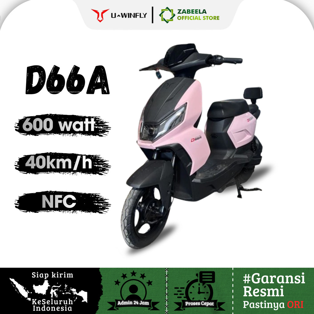 SEPEDA LISTRIK UWINFLY D66A TERBARU 2025 GARANSI RESMI UWINFLY INDONESIA