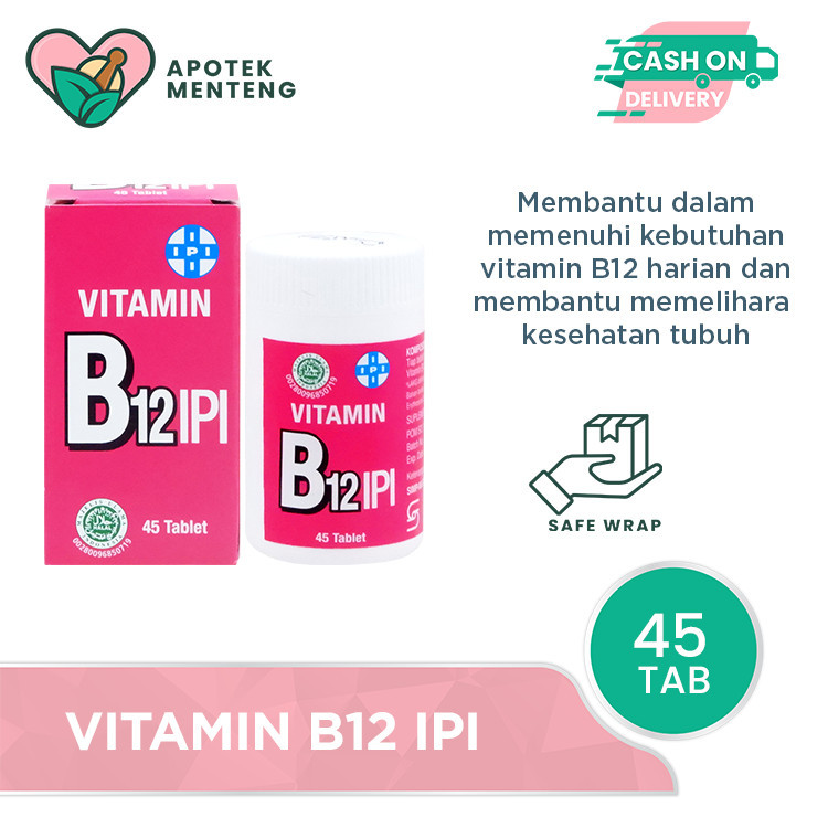 IPI Vitamin B12 45 Tablet - Suplemen Vitamin B12
