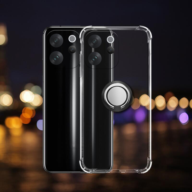 Untuk VIVO V70 VIVO Y11D VIVO Y05 case Ring Holder Ultra Tipis Transparan Car Navigation Soft Silico