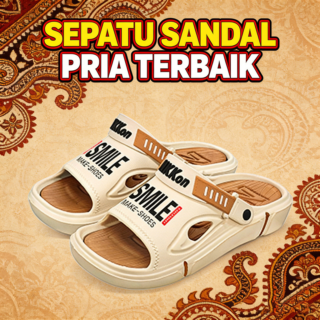 Sandal Bapak Bapak Dewasa 2026 Sandal Baru Sandal Selop Kece Cowok Sandal Pria Keren
