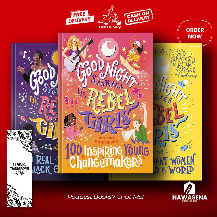 Good Night Stories for Rebel Girls -  Elena Favilli (4 book series) (English)