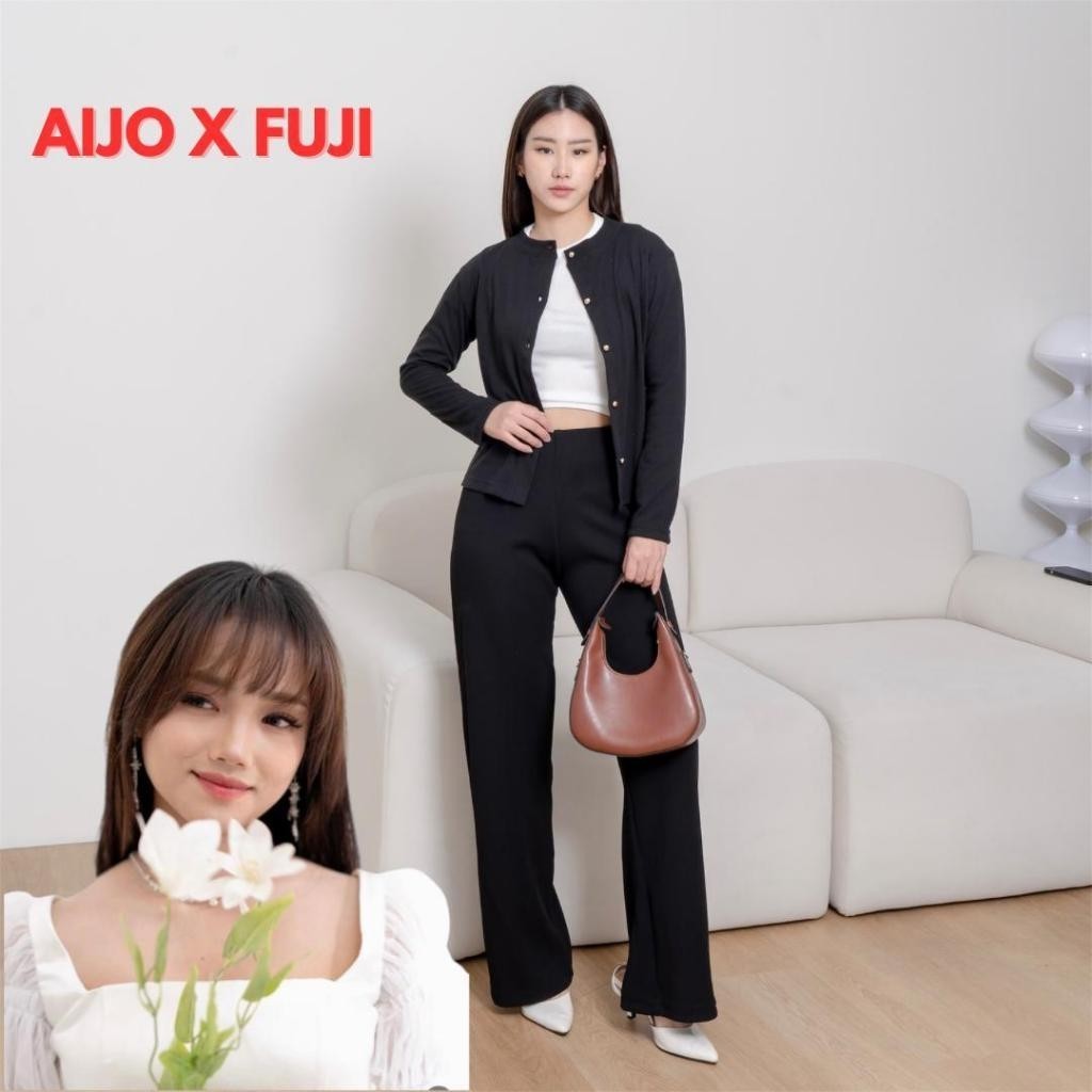 Cardigan Lengan Panjang| Lizzie Cardigan - Atasan Wanita Lengan cardigan Panjang Kancing Korean Styl