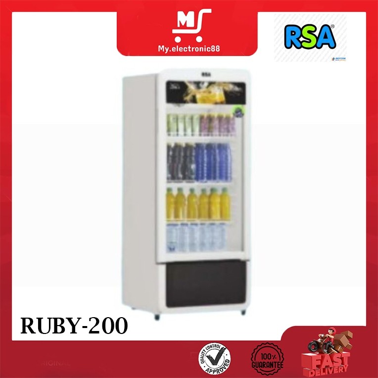RSA - SHOWCASE 1 PINTU - 200L- RUBY-200