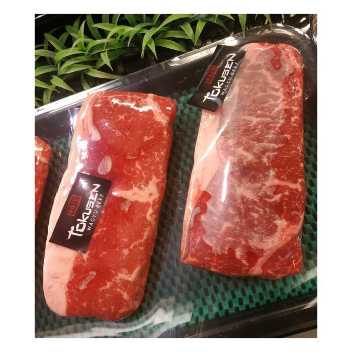 Daging Sapi Tokusen Wagyu Beef Striploin Steak Mb4/5 / 200 gr