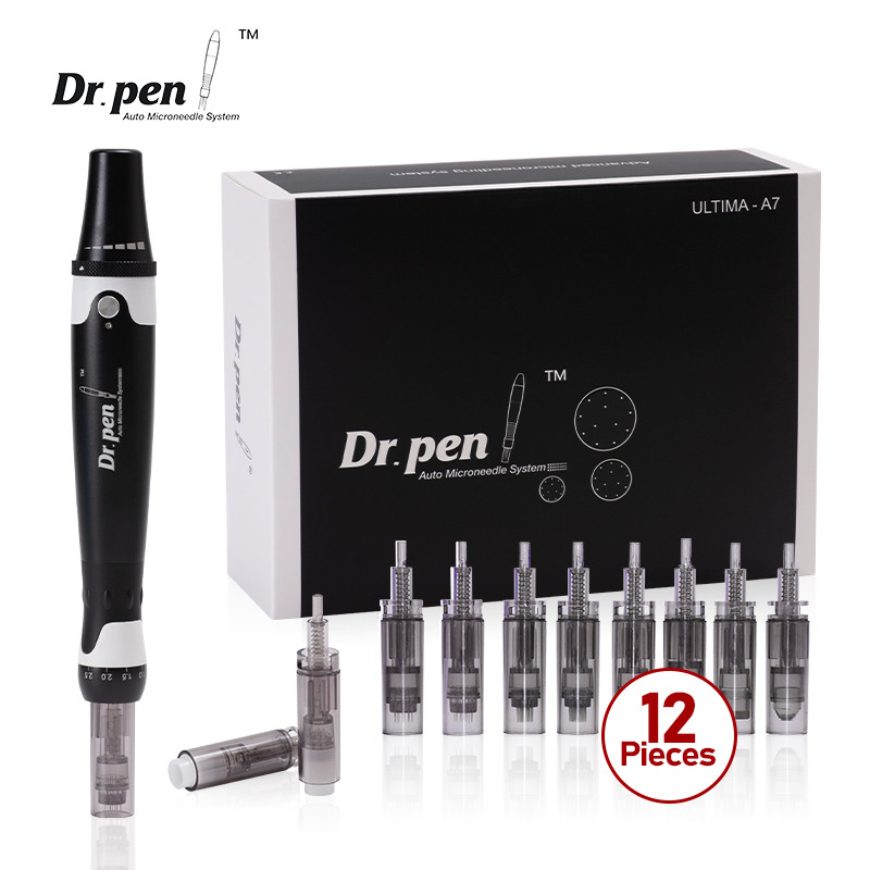 Authentic Dr. pen Ultima A7 and 12 pcs needles Professional Microneedling Skincare Kits Derma Auto P