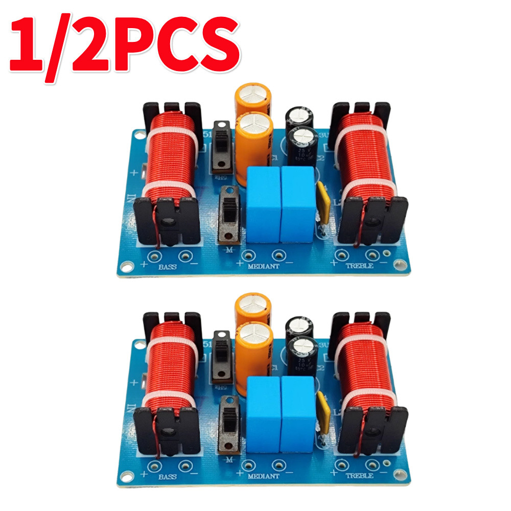 150W Speaker Crossover 3 Ways Treble Midrange Bass Filter Frequency vider HiFi EPCOS+KONEK capacitor