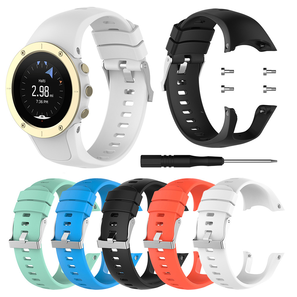Silicone Strap For Suunto Spartan Trainer Wrist HR Wat Band
