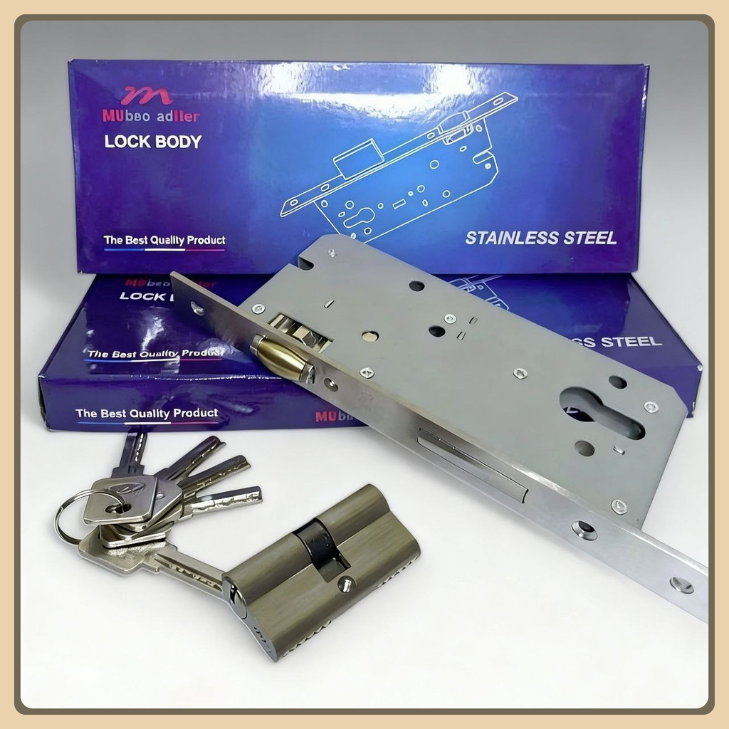 Bodi Kunci Muller Asli Lock body ART.M8016 SS - BODI PELOR MULLER