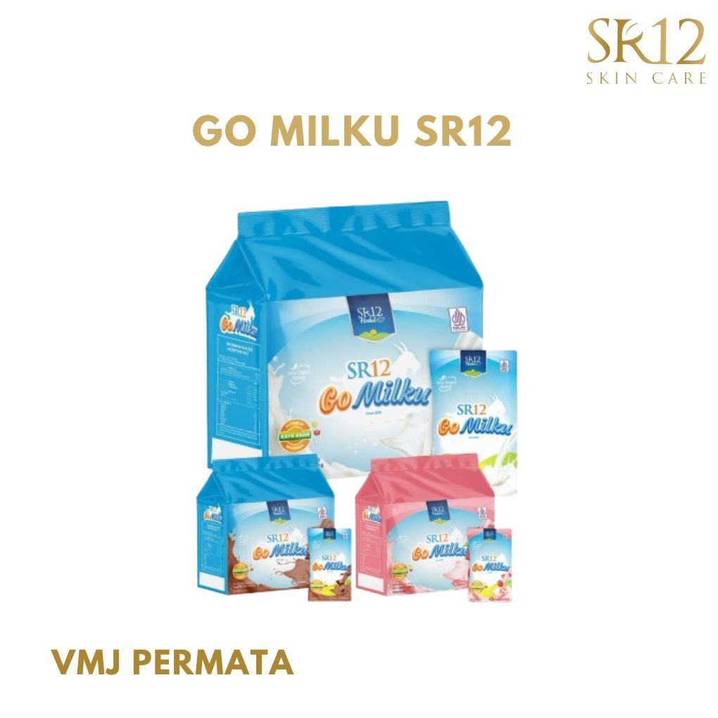 SR12 Go Milku Susu Kambing Etawa 1 kg 40 Sachet Ukuran Besar