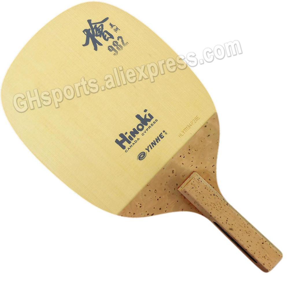 YINHE 982 HINOKI (1 Ply SOLID Hinoki) YINHE Table Tennis Blade  Racket Cypress Japanese Penhold JS P