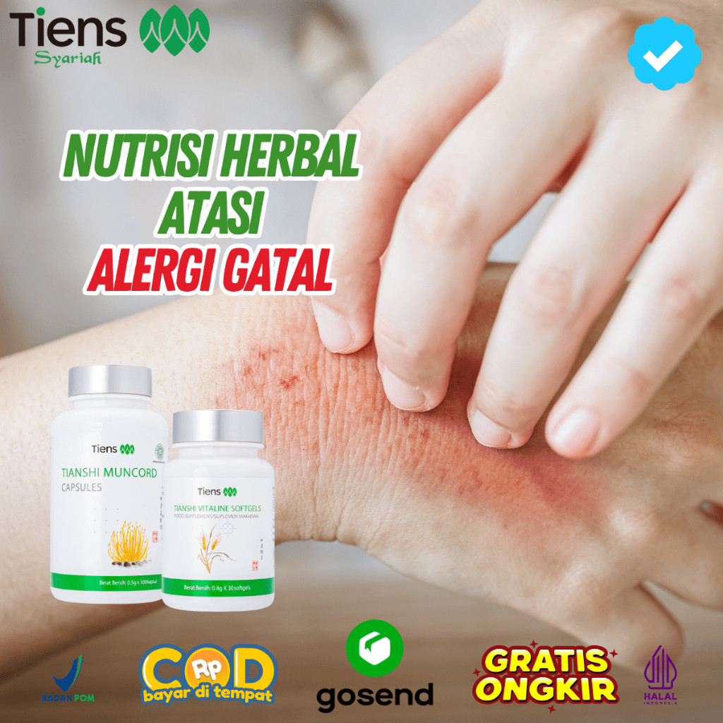 Tiens Tcm Herbal China Alergi Gatal Fitofarmaka Bpom Halal Original