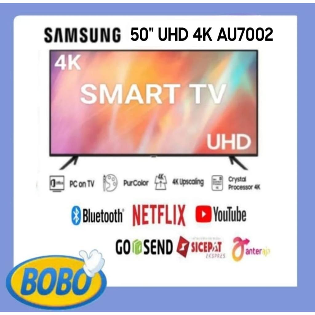 SAMSUNG 50AU7002 SMART LED TV 50 inch Crystal UHD 4K - AU50UA7002K