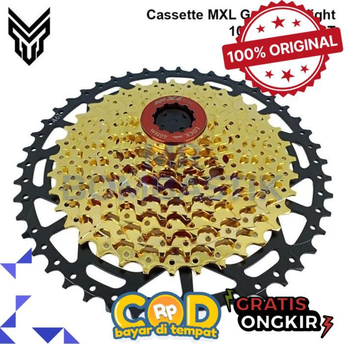 MXL Gold Ultralight Cassette Sprocket 10 Speed - 11-46T