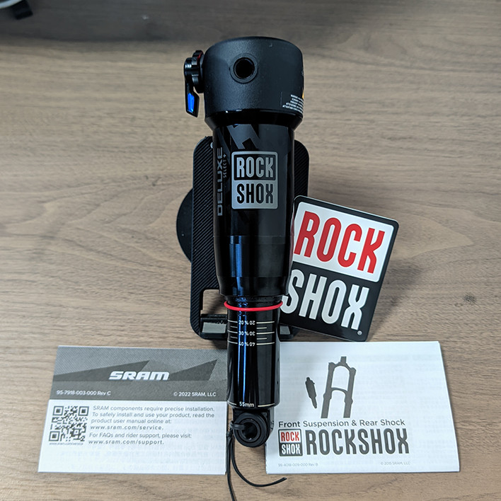 ROCKSHOX Deluxe Select + AIR SPRING SHOCK Peredam Kejut Belakang Sepeda MTB 185x Untuk Aksesoris Sep
