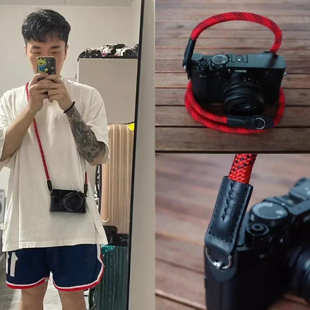 Tali Selempang Kamera Universal untuk Nikon Panasonic Canon Leica Sony Pentax Fujifilm Tali Leher A7