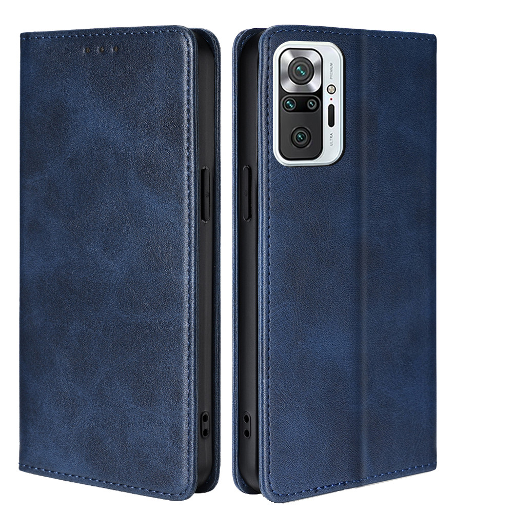 For Xiaomi Redmi Note 10 Pro Leather Flip Case Retro Magnetic Book Case for Redmi Note 10 9 Pro Max 
