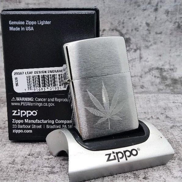 Zippo 29587 Leaf Design Engrave