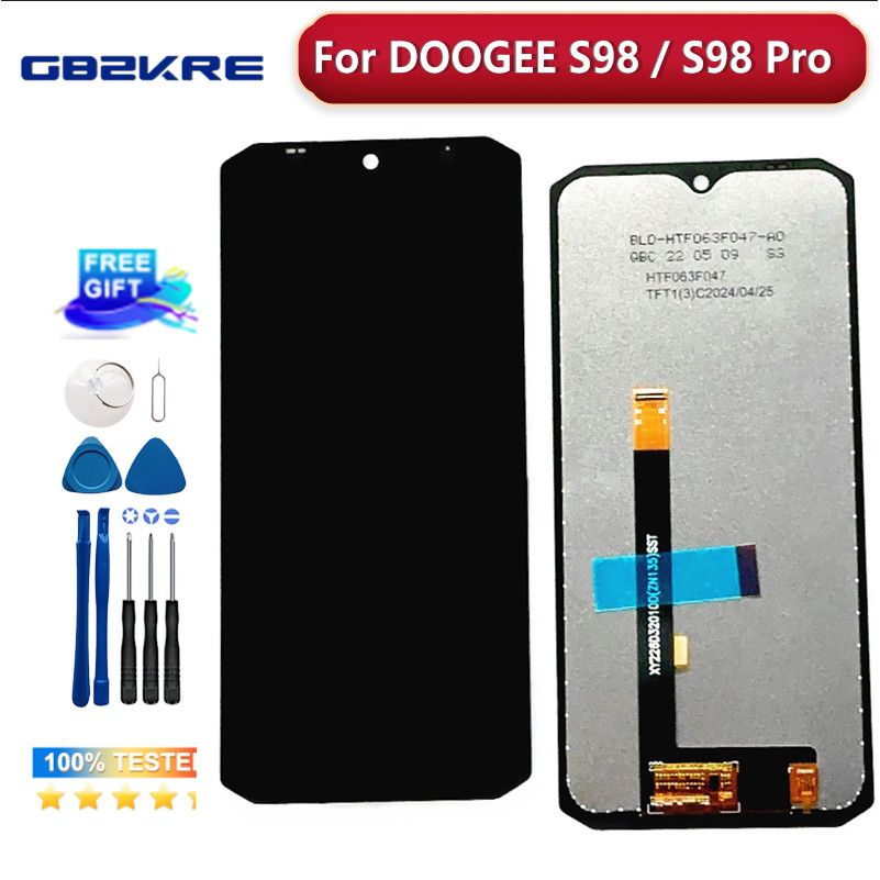 Tested 6.3" For DOOGEE S98 / S98 Pro LCD splay + Tou Screen gitizer Assembly Replacement For Doogee 