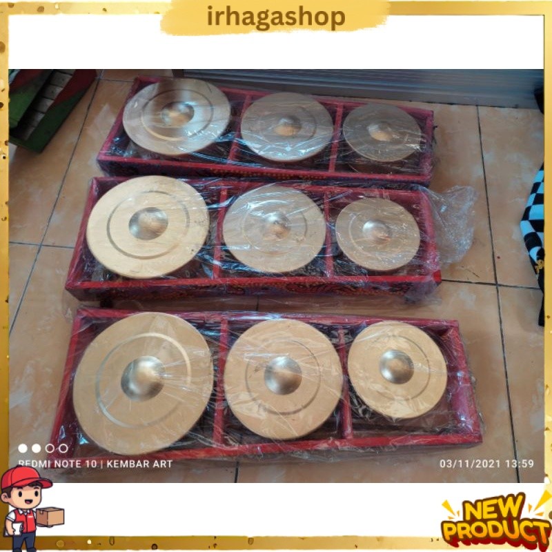 NEW Kenong Mainan / Mainan Anak / Kenong Jaranan / Bonang Isi 3 IRH