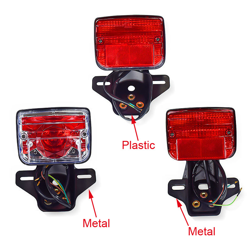 Sistem Lampu Motor Lampu Belakang untuk Honda Lifan Dayun CG125 CG150 CG250 Universal Lampu Rem Bela