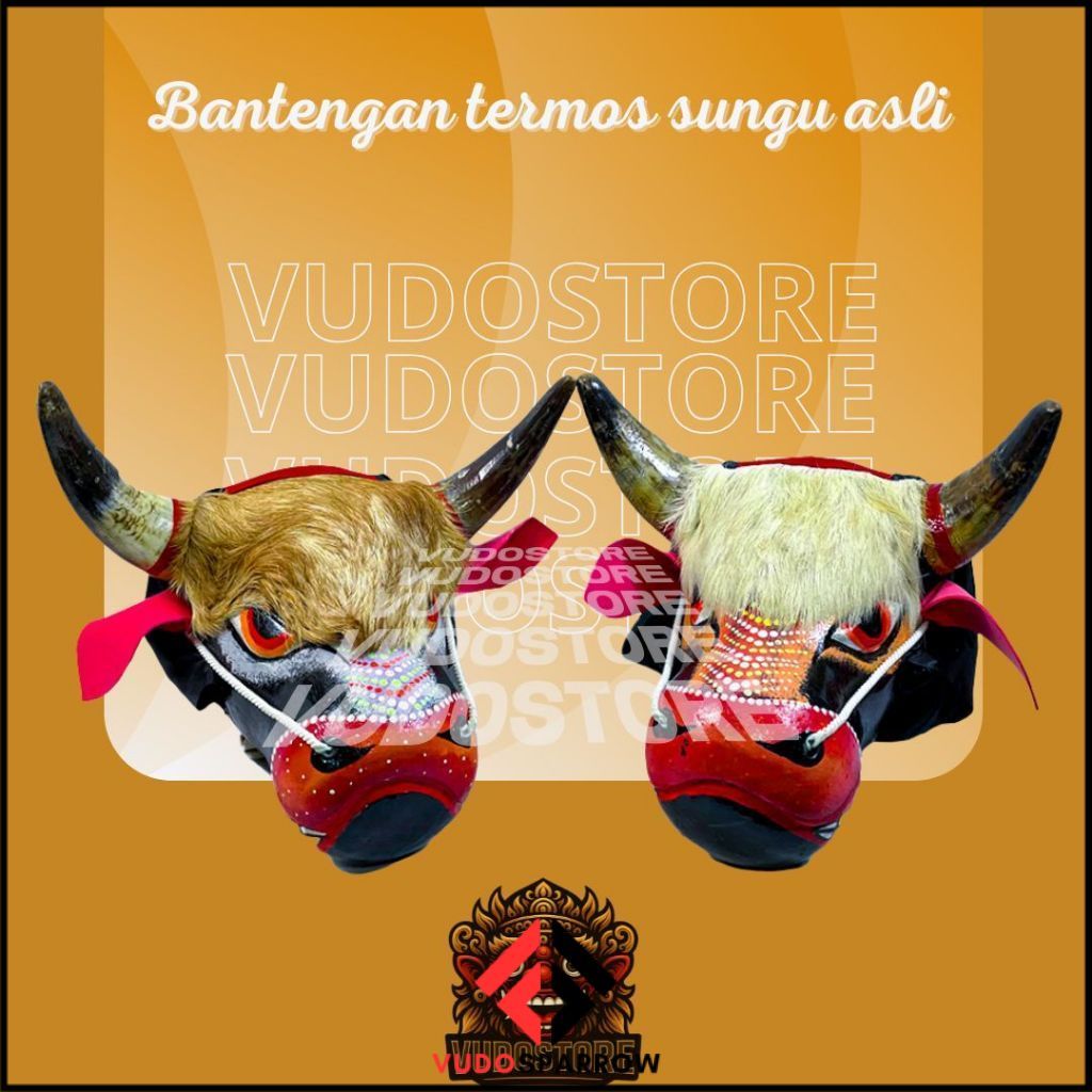 Vudosparrow bantengan termos sungu asli anak  dan dewasa siap pentas