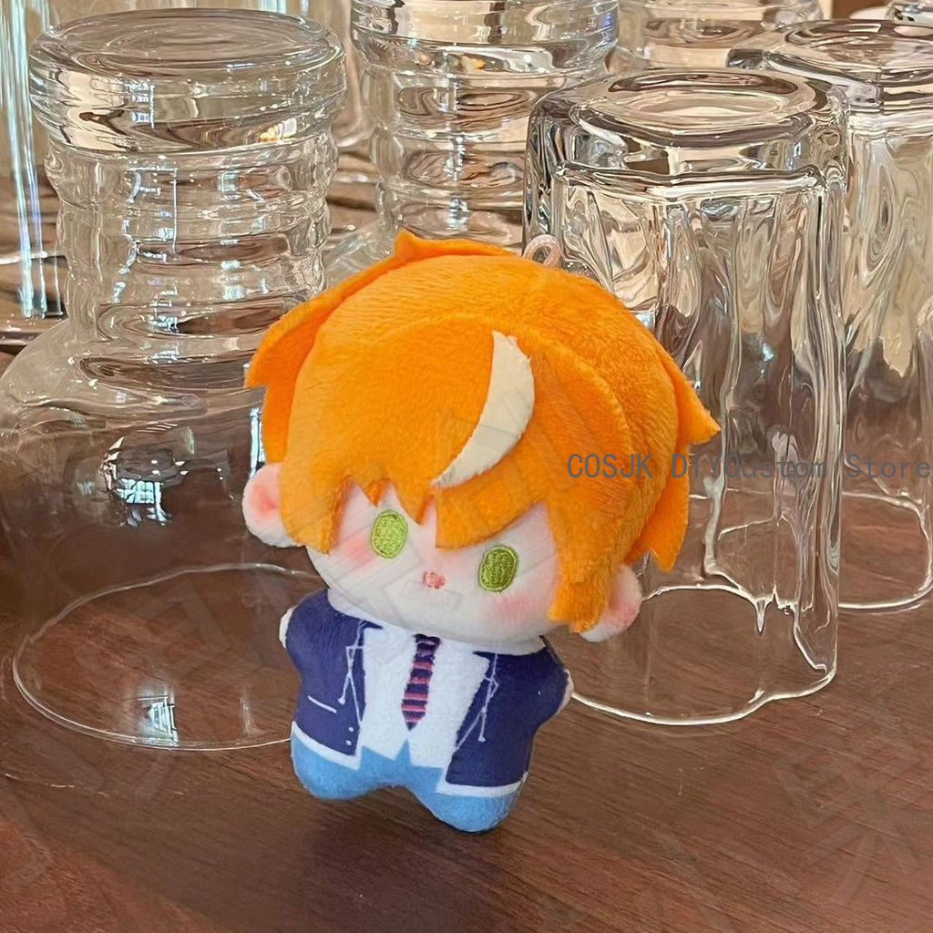 Anime Game Shinonome Akito Printed Cosplay Cotton Body Figure Backpack Pent Plush Keychain Fluffy Ma