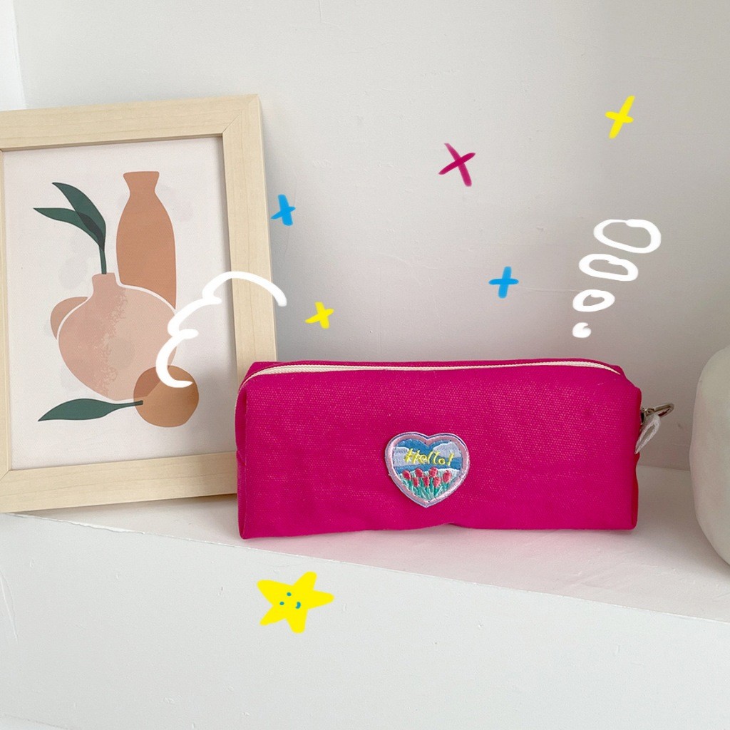 Cute Nami Pouch Kotak Pensil Aesthetic Korea Tempat Pensil Kantor Sekolah Alat Tulis