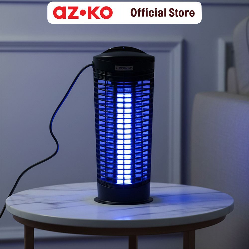 AZKO Krisbow Perangkap Nyamuk Ma 11 watt - Hitam Perangkap Serangga Mosquito Trap Alat Pengusir Pemb