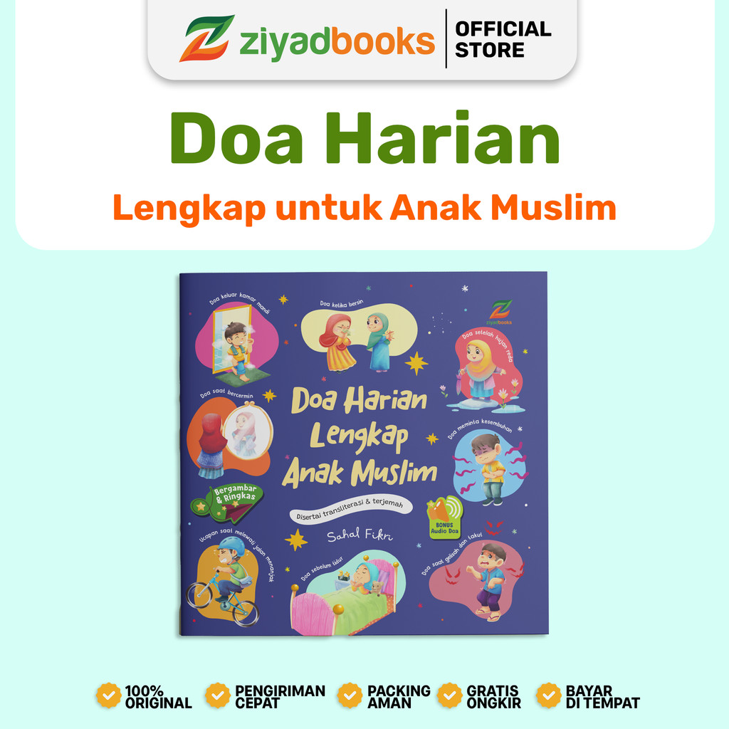 (Dilengkapi Audio Doa) - Doa Harian Lengkap Untuk Anak Muslim - Doa Sehari-hari Anak Superlengkap