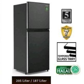 Grosir SHARP SJ-236MN-HS KULKAS 2PINTU - hitam, 10