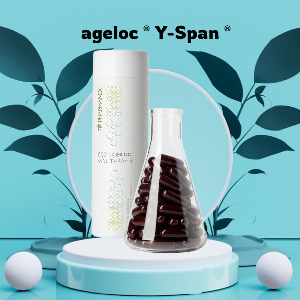ageLOC Y-Span Suplemen 120 Kapsul - Supplement Kesehatan Vaskular & Sirkulasi Darah, Mendukung Keseh