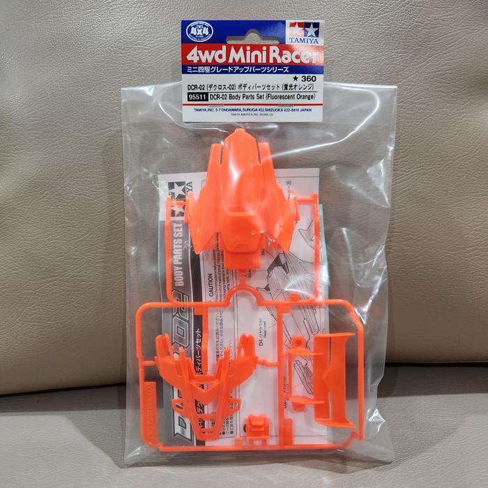 Tamiya 95511 DCR-02 Body Parts Set (Fluorescent Orange)