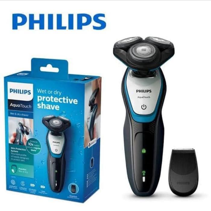 Alat Cukur Kumis - Electric Shaver AquaTouch Philips S5070- Wet & Dry