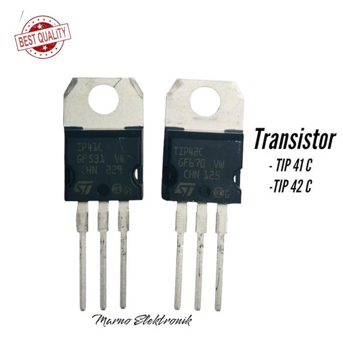TRANSISTOR  TIP 41 42 ORIGINAL 41C 42C 41 C 42 C TIP-41 TIP-42 sperpart