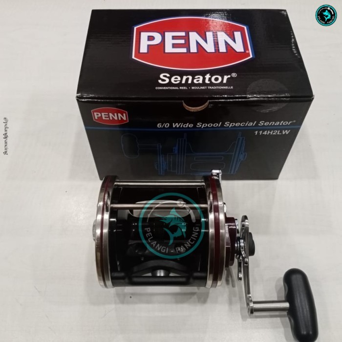 Pelangi Pancing Reel Pancing Penn Senator 114H2LW Star Drag Conventional Reel Handle Kanan Mancing O