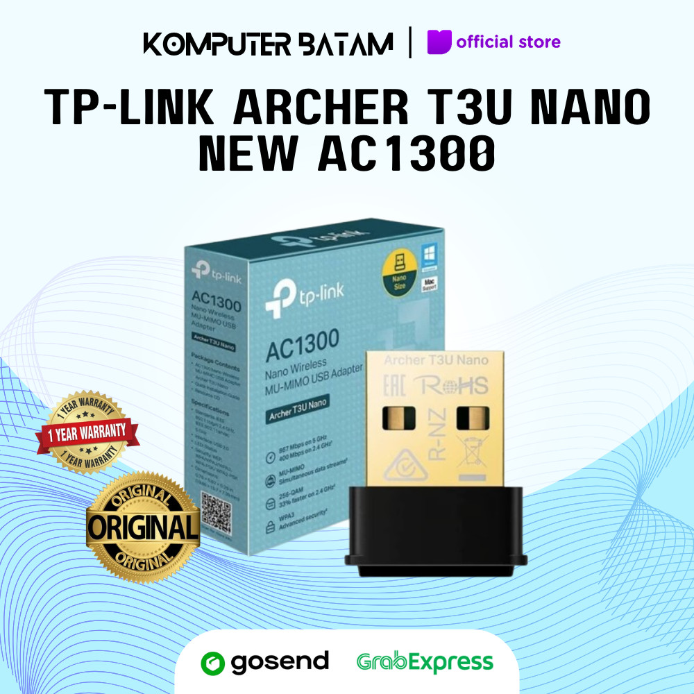 TP-Link Archer T3U Nano New AC1300 Wireless WiFi