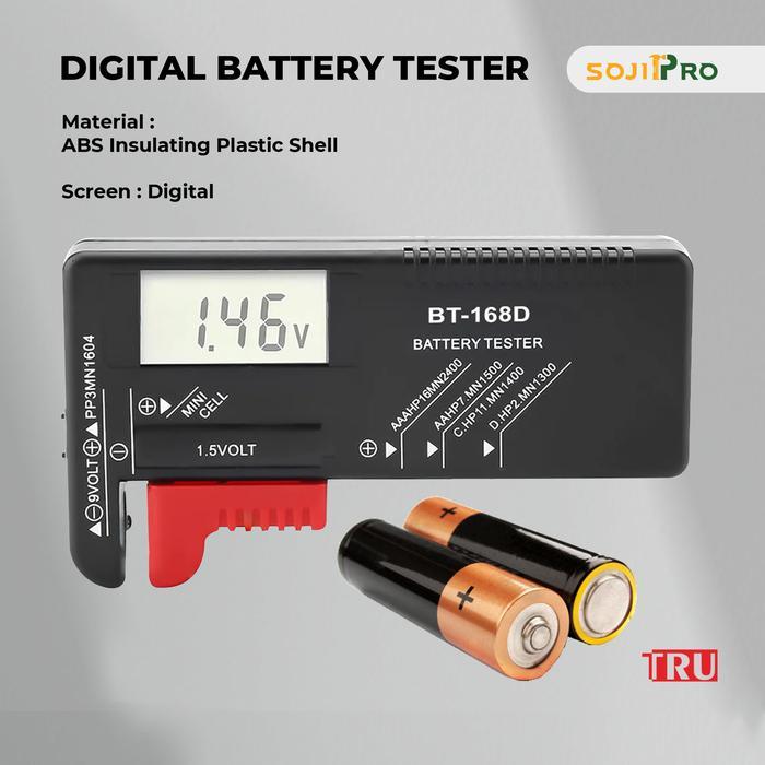 BATERAI TESTER DIGITAL / DIGITAL BATTERY TESTER / Battery Tester Universal Digital Alat Cek Baterai 