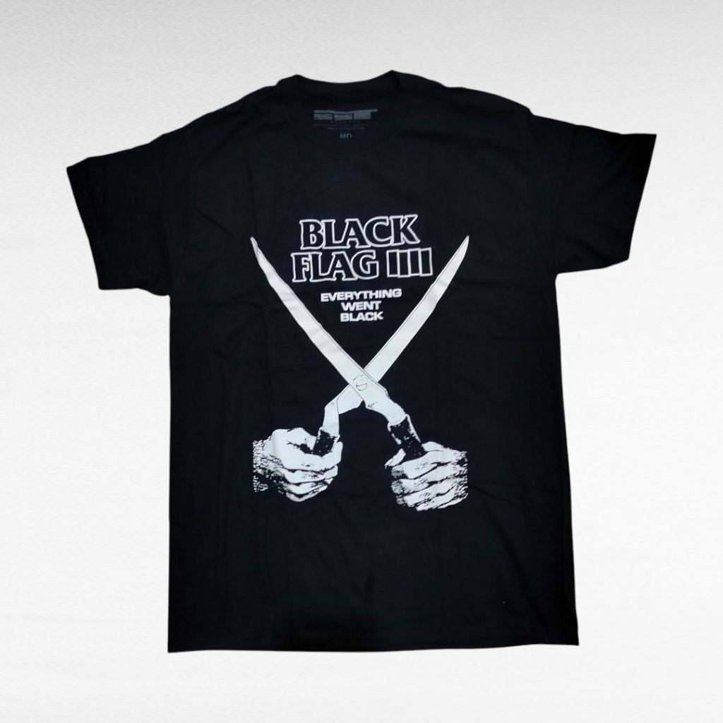 (COD) Tshirt BLACK FLAG - EVERYTHING WENT BLACK