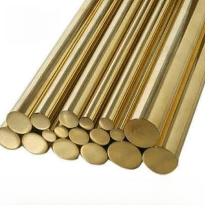 as Kuningan 6 mm x panjang 2500 mm/ as rod Kuningan