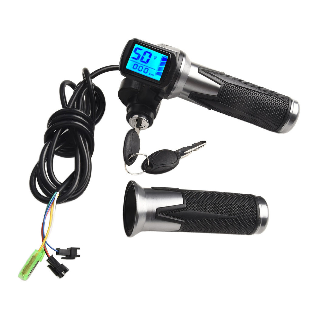 6pin Throttle 48v Ebike Throttle For Ebike Round Color Screen Wearresistant 22mm tallation ameter Fo