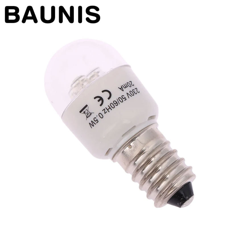 Baunis Bohlam Lampu LED Bulb Mesin Jahit E14 Tipe Ulir 0.5W Warna Putih