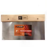 Camel Skrap Dempul Gypsum Gagang Kayu 8 inch