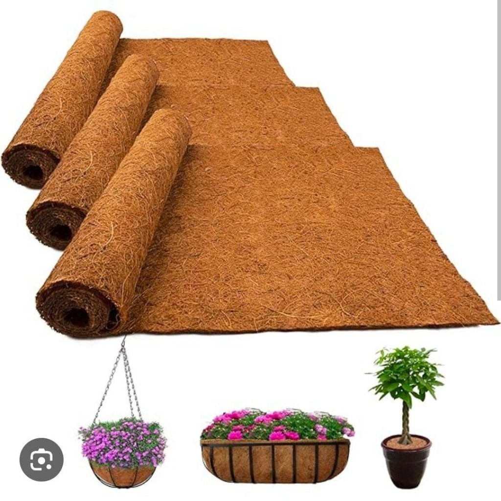 LEMBARAN SABUT KELAPA UKURAN 100x100CM Lembaran Sabut Kelapa Cocosheet Karpet Sabut Kelapa Matras Sa