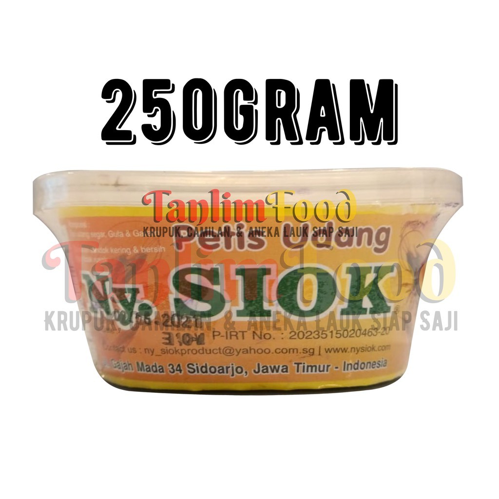 Petis Udang Ny. Siok Sidoarjo 250gram - petis hitam kental udang ny siok / saus petis udang siok