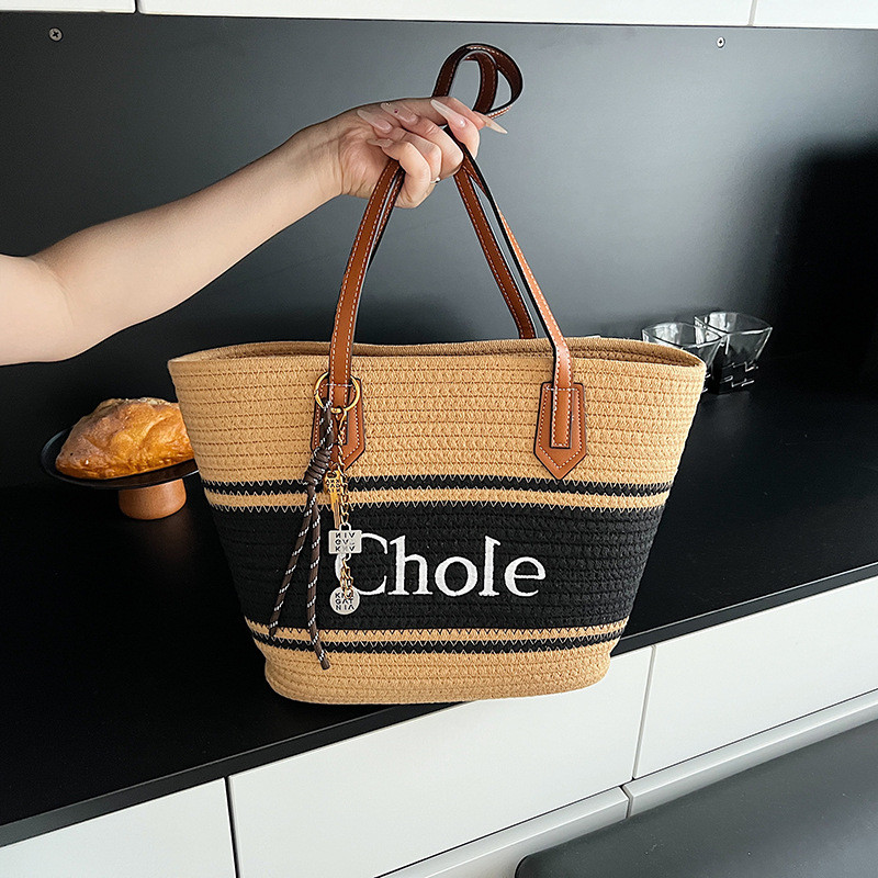 Kingportir | Tas Anyaman Wanita Branded Premium / Tas Jerami / Tas Bali/ Tas Pantai/ Summer Tote Bag