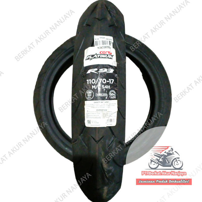 Corsa Platinum R93 110/70-17 Ban Motor Sport Tubeless